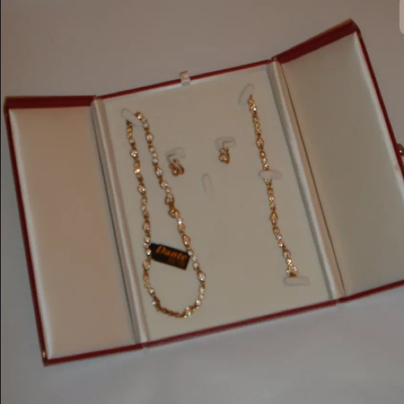Dante Jewelry - Dante Gold Plated Nickel Free Matching 3pc Set